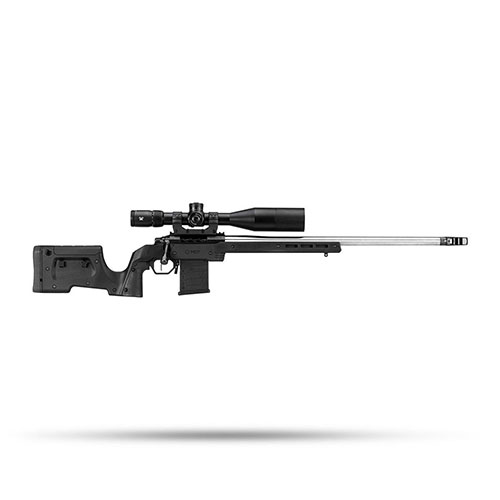 Das MDT XRS Chassis ist ein komplettes System für Remington 700 Long Action, einfach einbauen, keine Bettung nötig und anpassbar mit spacern und Griffplatten.